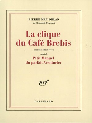cover image of La Clique du café Brebis / Petit manuel du parfait aventurier